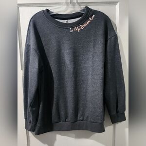 🌷Womens Grey Crewneck Sweater "In my Dream Era" Script Detail🌷 size:L